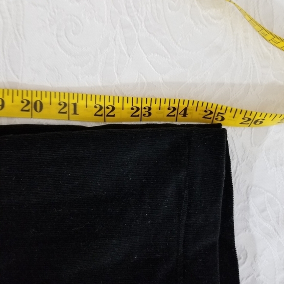 Haggar petite soft corduroy size 10 black pants - Picture 8 of 15